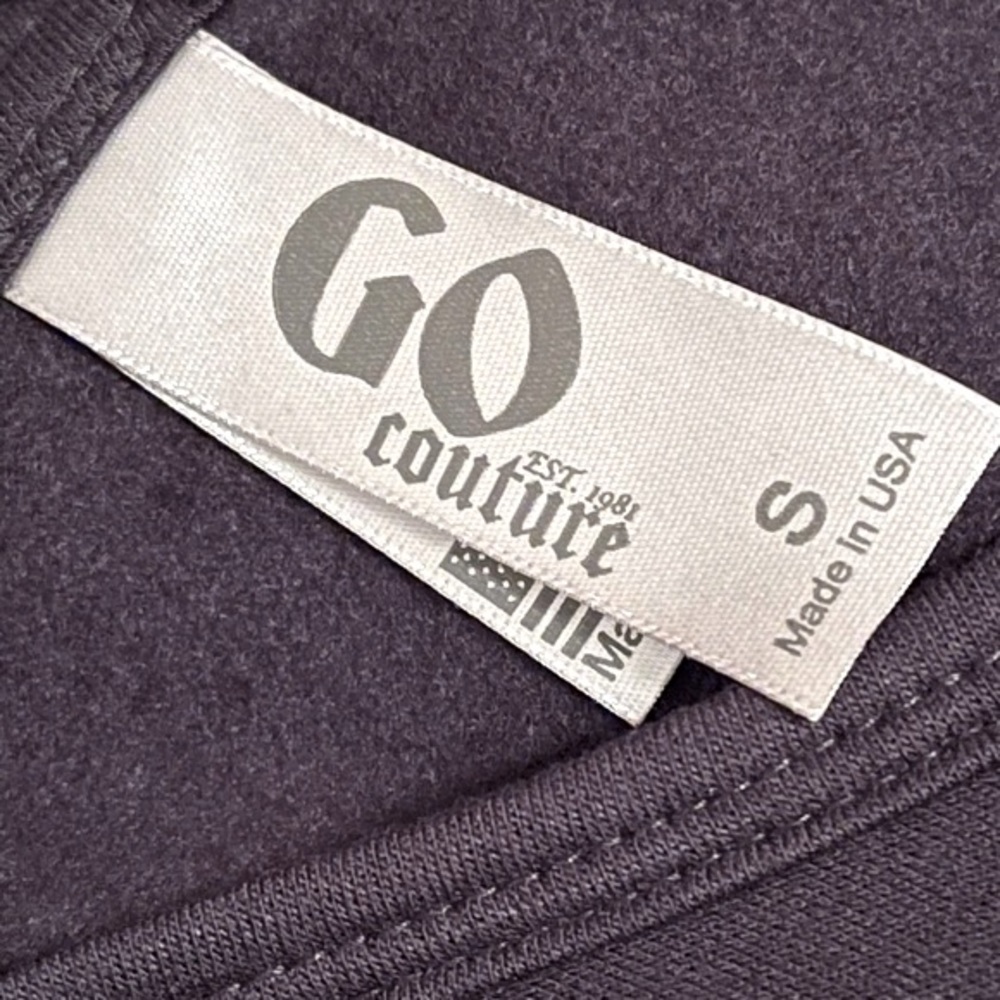 GO COUTURE  Sharkbite Tunic Sweater in Black - cozy Size Small - NWT - Picture 5 of 8